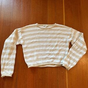 Z SUPPLY Cropped Striped Knit